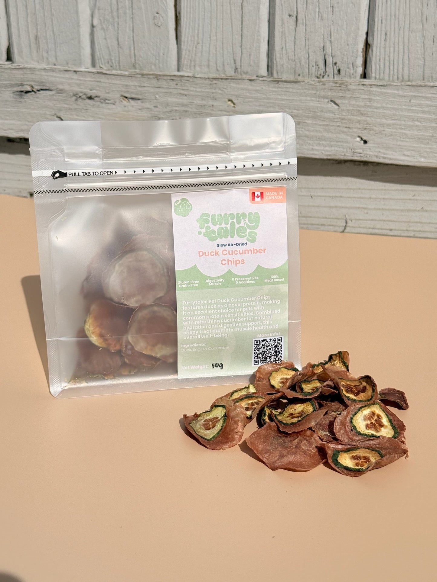 Dehydrated Duck Cucumber Chips | Furrytales