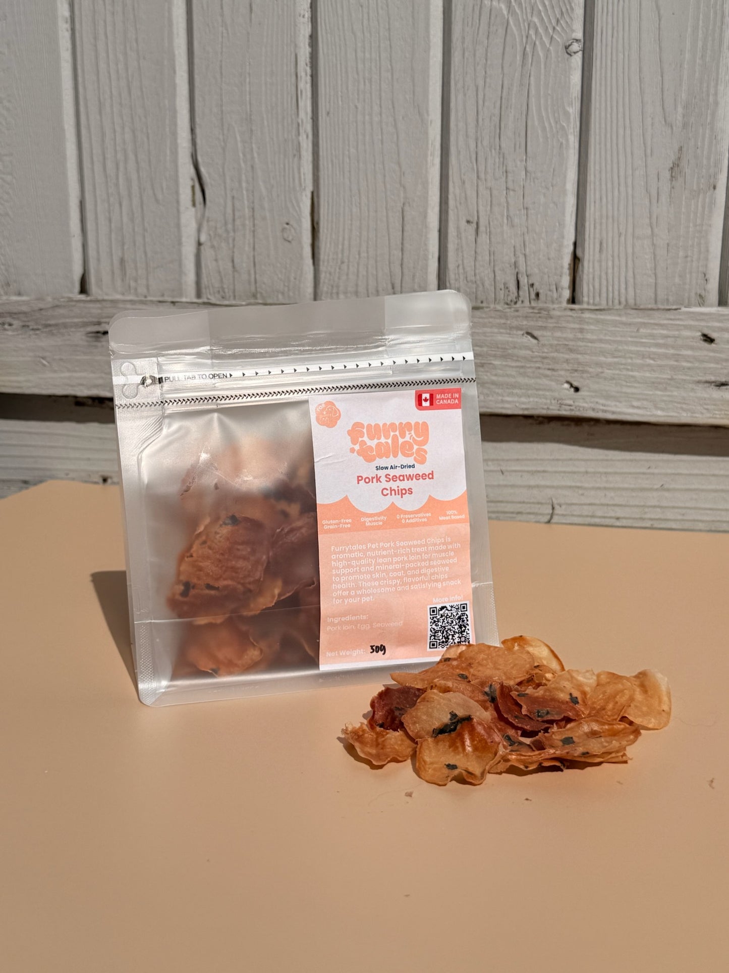 Dehydrated Pork Seaweed Chips | Furrytales