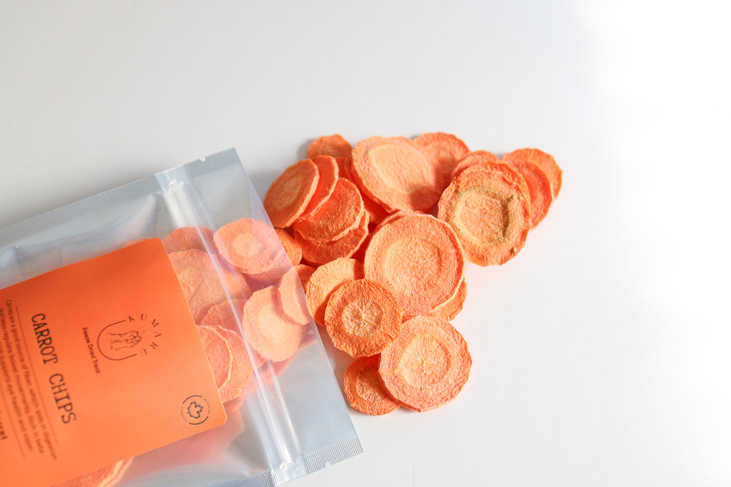 Freeze Dried Carrot Chips