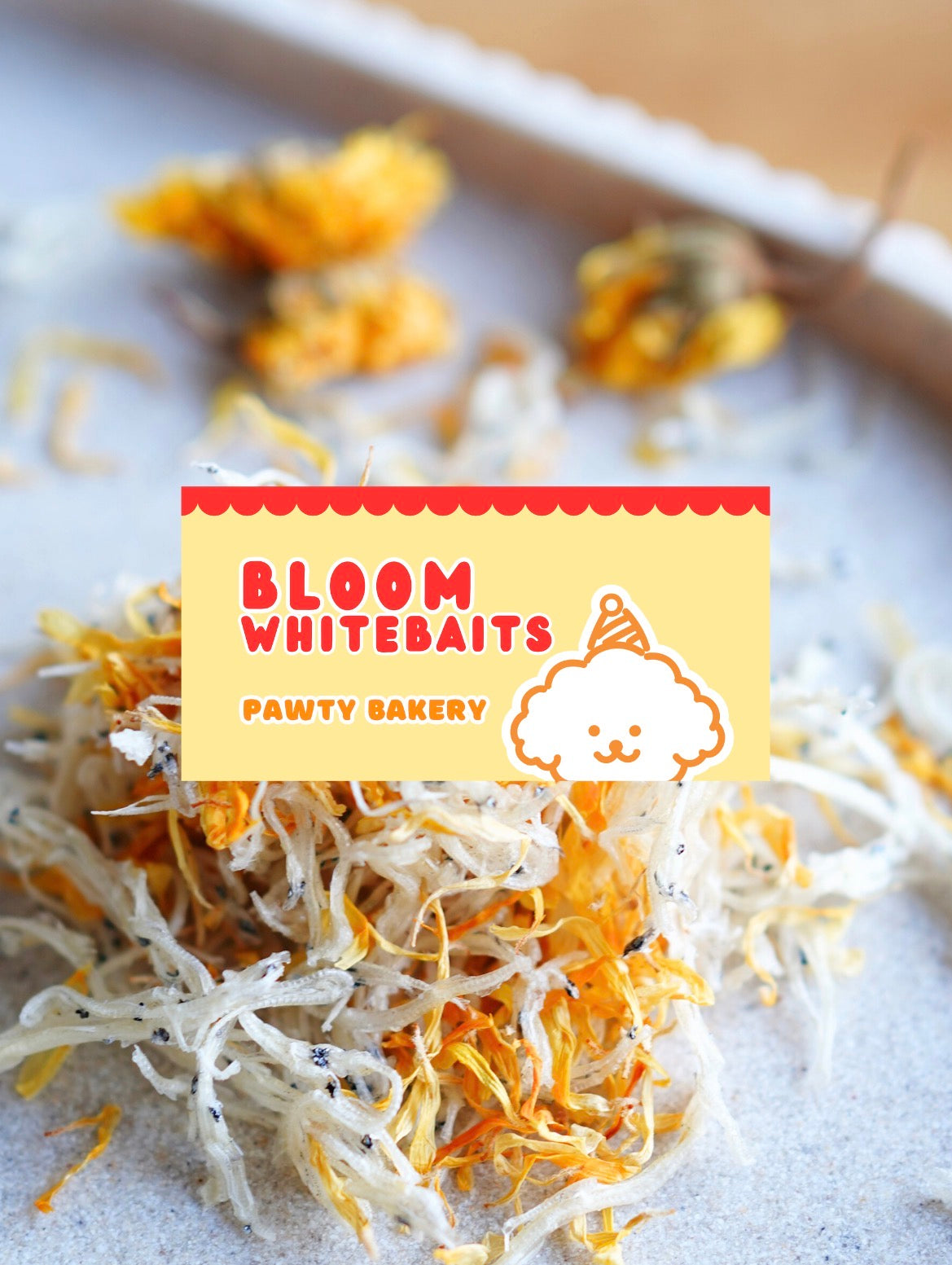 Dehydrated Bloom Whitebait |Pawty Bakery