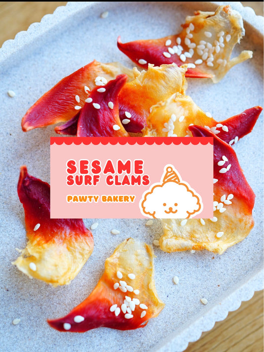 Dehydrated Sesame Surf Clam | Pawty Bakery