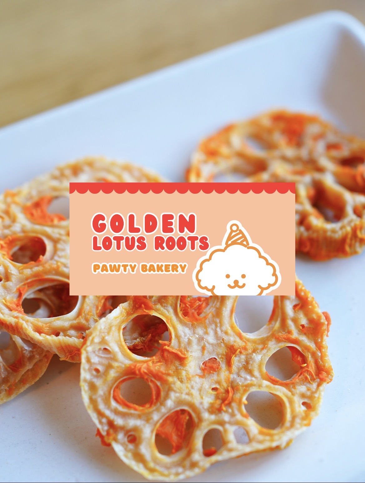 Dehydrated Golden Lotus Root |Pawty Bakery
