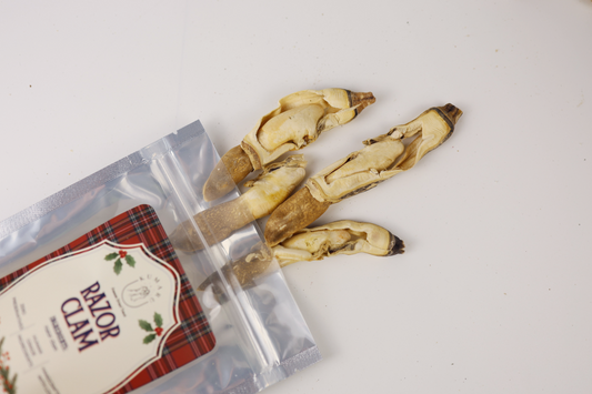 HOLIDAY SPECIAL - Freeze Dried Razor Clam (pre-order)