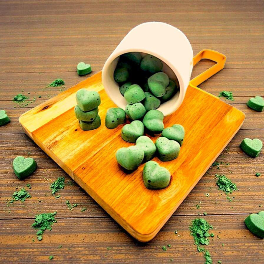 Freeze Dried Spirulina Heart |Iwooftreats